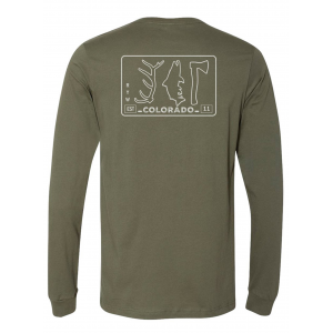 RepYourWater Colorado Fish. Hunt. Camp. Long Sleeve Tee Small