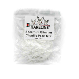 Image of Hareline Spectrum Glimmer Chenille Pearl Mix 284