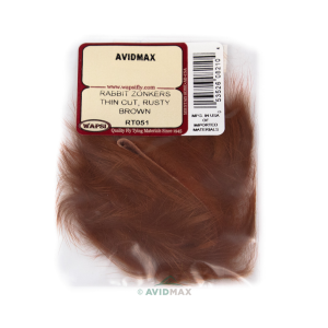 Image of Wapsi Thin Cut Rabbit Zonkers Rusty Brown