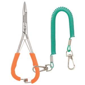 Image of Dr. Slick Crossfire Clamps with OrangeRubber Handles 5 inch Clamp