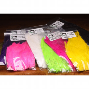 Image of Hareline Schlappen Feathers Fluorescent Chartreuse