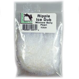 Image of Hareline Ripple Ice Dub Minnow Belly Pearl