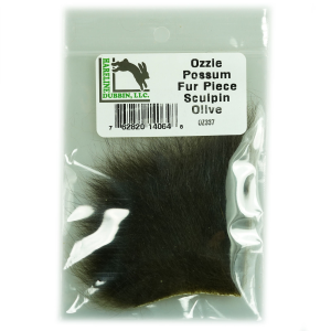 Image of Hareline Ozzie Possum Fur pc Sculpin Olive