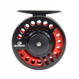 Image of Cheeky Sighter Fly Reel 300 2/3 wt Black/Ruby