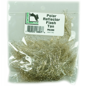 Image of Hareline Polar Reflector Flash Chenille Tan