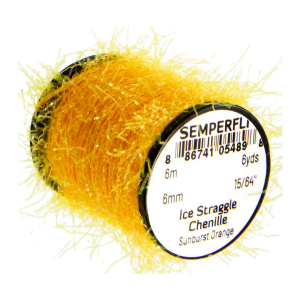Image of Semperfli Ice Straggle Chenille Sunburst Orange