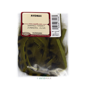 Image of Wapsi Barred Rabbit Zonkers Thin Fluorescent Red