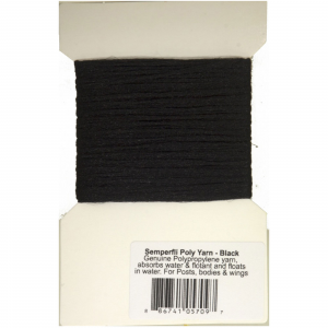 Image of Semperfli Poly-Yarn Black