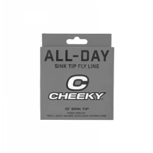 Image of Cheeky All-Day Sink Tip Fly Line 6 wt Black/Mint