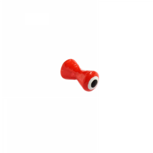 Image of Fulling Mill Brass Streamer Eyes 1/8" (3.0mm) Red