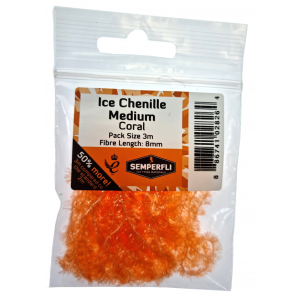 Image of Semperfli Ice Chenille Medium Coral