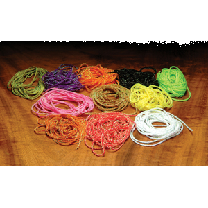 Image of Hareline Pearl Core Braid Red