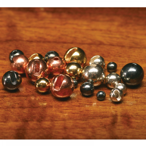 Image of Hareline Slotted Tungsten Beads 1/16" Metallic Pink