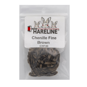 Image of Hareline Chenille Fine Brown