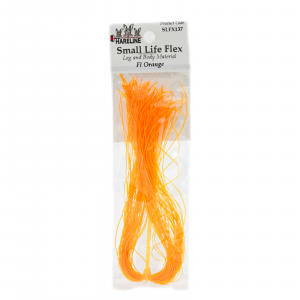 Image of Hareline Small Life Flex #137 Fl Orange