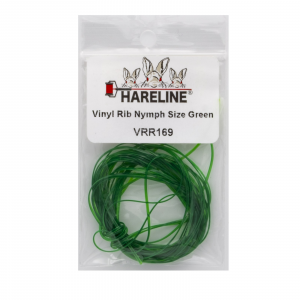 Image of Hareline Vinyl Rib Nymph Green