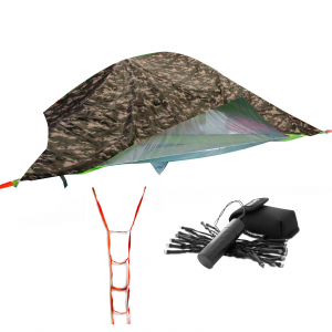 Tentsile Vista Tree Tent & Ladder with Free Camp Lights Camo