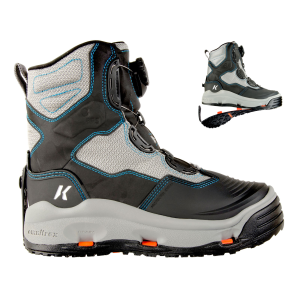 Image of Korkers Women's Darkhorse Wading Boots Womens Felt & Kling-On 7