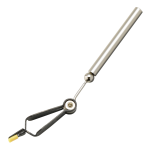 Tiemco Spinning Hackle Pliers with Rotating Joint and Soft Silicone Tip
