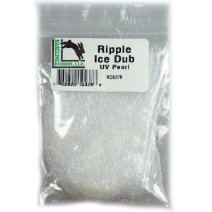 Image of Hareline Ripple Ice Dub UV Pearl
