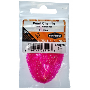 Image of Semperfli Pearl Chenille Fluoro 1 mm X Small Pink