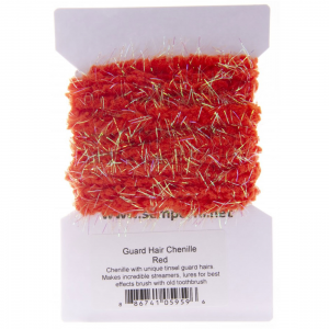 Image of Semperfli Guard Hair Chenille Red