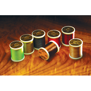 Image of Danville 70 Denier 6/0 Flymaster Waxed Thread Fluorescent Red