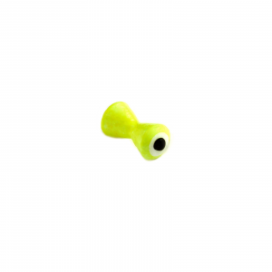 Image of Fulling Mill Tungsten Streamer Eyes 13/64" (5.0mm) Fluorescent Chartreuse