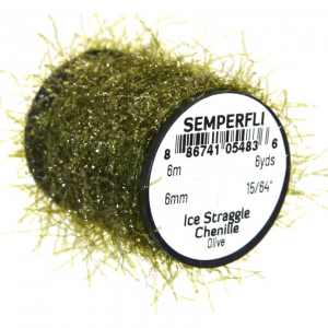 Image of Semperfli Ice Straggle Chenille Olive