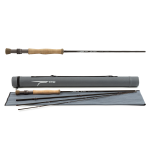 Image of Temple Fork Outfitters Blue Ribbon 4 Piece Fly Rod with Rod Tube 4 wt 9 ft