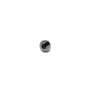 Image of Fulling Mill Slotted Tungsten Beads 1.5 mm 1/16 in Black