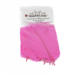 Image of Hareline Ostrich Marabou #147 Fuchsia