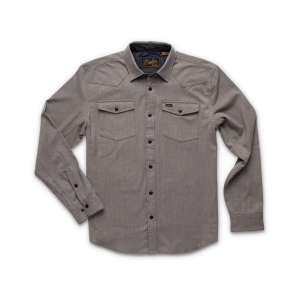 Image of Howler Brothers Stockman Stretch Snapshirt 2019 Mountain Grey XL