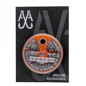 Image of Anglers Accessories Mini Split Shot Assorted Lead AAA,AA,BB,1,2,3