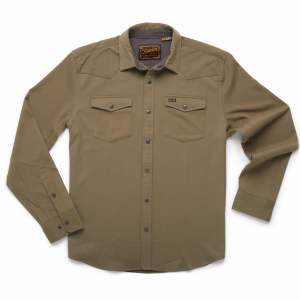 Image of Howler Brothers Stockman Stretch Snapshirt - Mountain Green XL Mountain Green