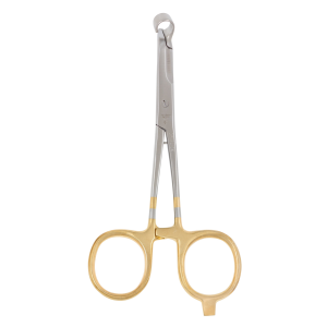 Image of Dr. Slick SlickRelease Scissor Clamp 6" Curved Gold