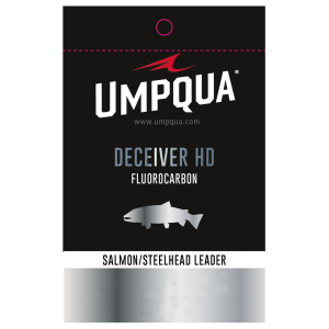 Image of Umpqua Deceiver HD Salmon Steelhead Fluorocarbon Leader 20 lb 12 ft