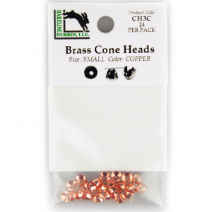 Image of Hareline Brass Cone Heads 3/16" Copper