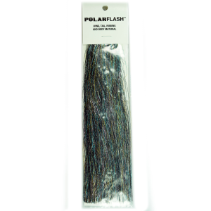Image of Hareline Polarflash Black Rainbow