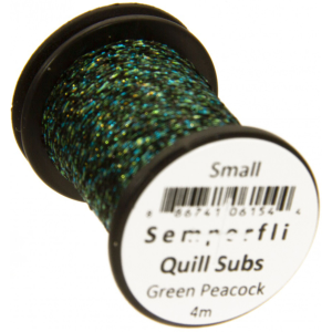 Semperfli Peacock Quill Subs Small Green Peacock