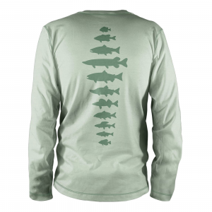 Image of RepYourWater Freshwater Fish Spine Performance Long Sleeve Tee Medium