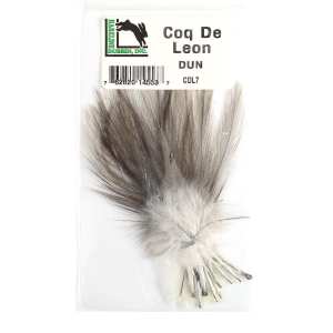 Image of Hareline Coq de Leon Feathers Dun