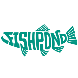 Image of Fishpond Thermal Die Cut Sticker Pescado 4 in Aqua
