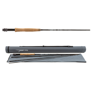Image of Temple Fork Outfitters Blue Ribbon 4 Piece Fly Rod with Rod Tube 4 wt 9 ft