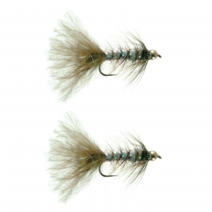 Image of Umpqua Gold Bead Crystal Bugger Olive 8 - 2 Pack