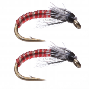 Image of Umpqua Craven's Jujubee Midge Red 18 - 2 Pack