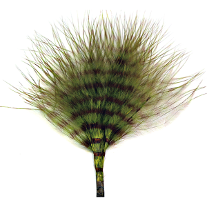 Image of MFC Mini Barred Marabou Olive/Brown