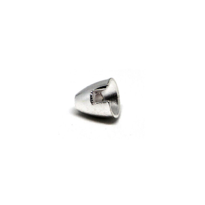 Image of Fulling Mill Slotted Tungsten Coneheads Medium (6 mm) Silver