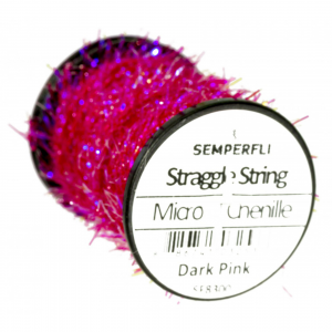 Image of Semperfli Straggle String Micro Chenille Dark Pink