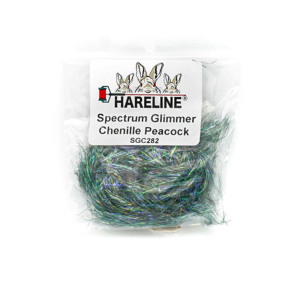 Image of Hareline Spectrum Glimmer Chenille Peacock 282